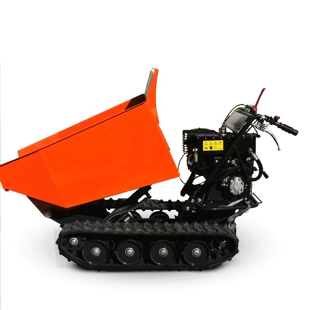 9hp Track Mini Dumper Hydrostatique/hydrostatisch Kettendumper/raupen Mini Transporter /500kgs Crawler Power Barrow Ce