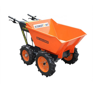 KONSTANT 250KG Gasoline Powered Garden Farm Home Small Petrol Mini Dumper Construction Landscaping Concrete Power Buggies Dumper