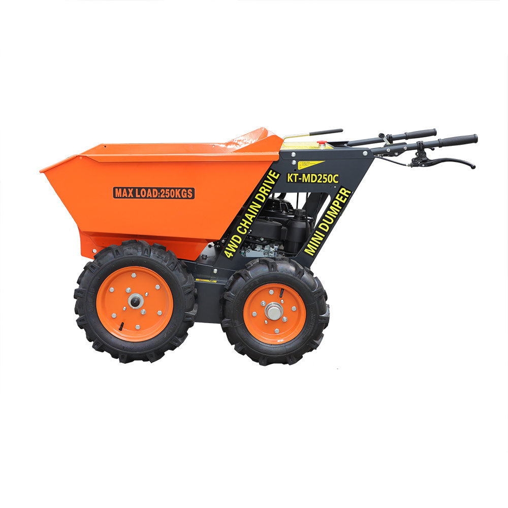 Hot Selling Mini Dumper Widely Used Power Wheelbarrow Easy Operation Mini loader KT-MD250C