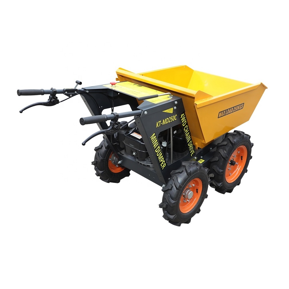 Payload 250kg Engine Powered Wheelbarrow CE Approved Wheel Barrow