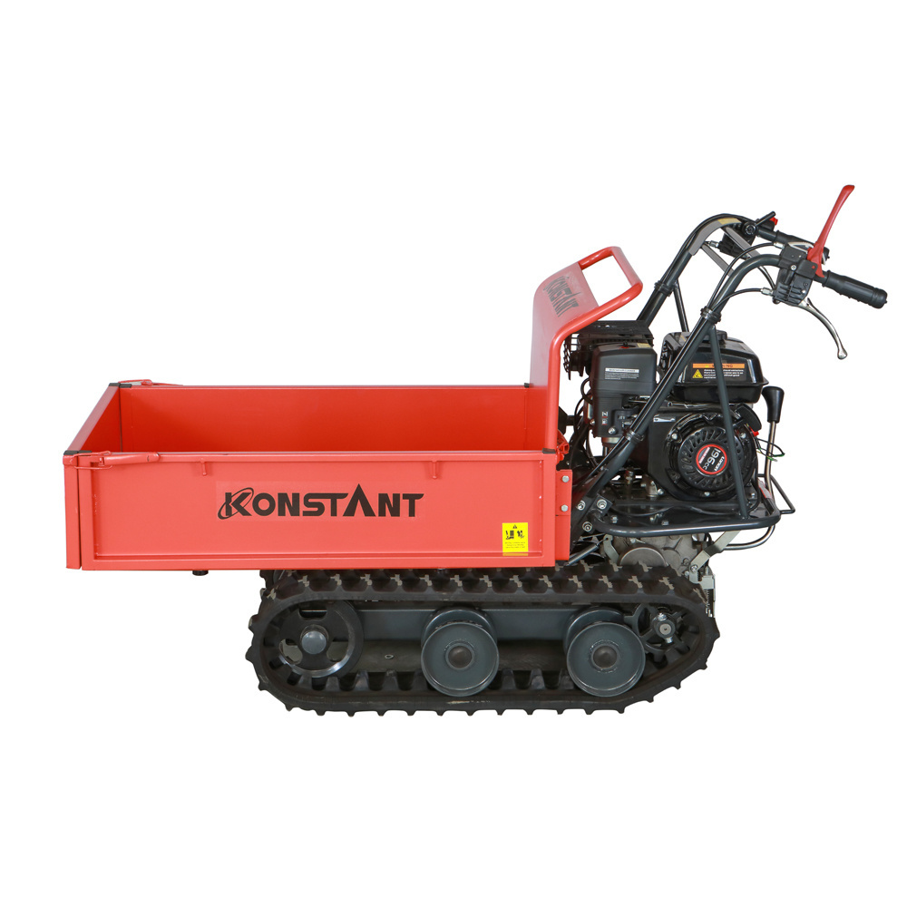 All-terrain Utility Mini Track Dumper Crawler Dumper CE Approved 500kg Mini Tractors gesoline Diesel Engine Forward/Reverse