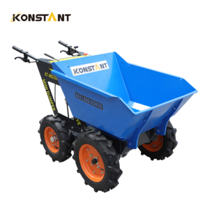 New design gasoline 250KG load 4 wheeler 4x4 Multifunction garden farm mini truck dumper for sale