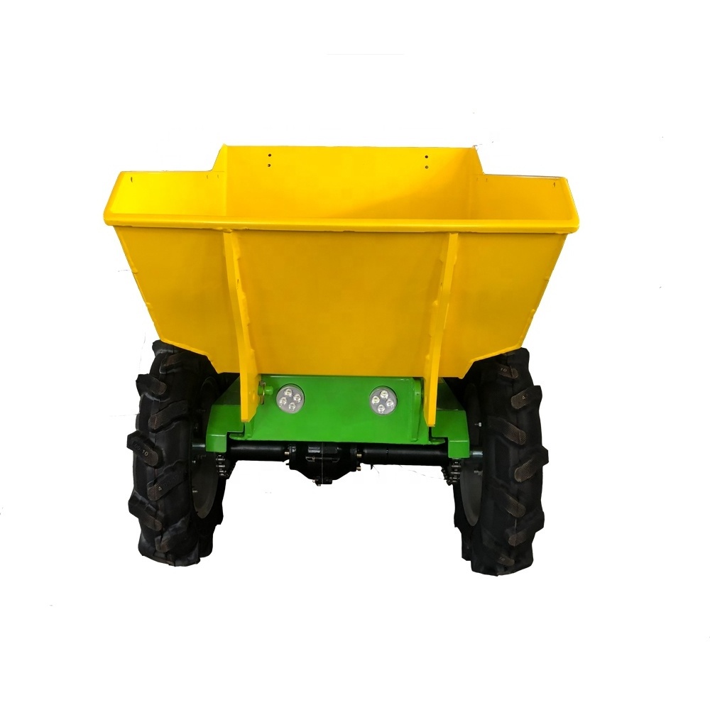 KONSTANT Unique design Wheel Barrow 4x4 Electric wheelbarrow payload 300kg Power Wheel Barrow