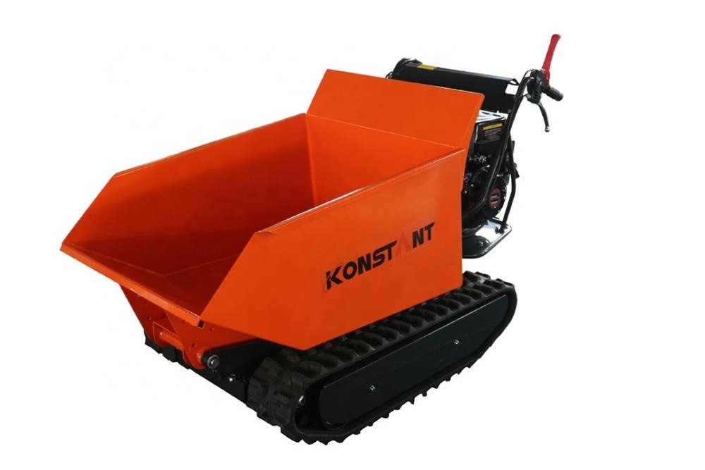 9hp Track Mini Dumper Hydrostatique/hydrostatisch Kettendumper/raupen Mini Transporter /500kgs Crawler Power Barrow Ce