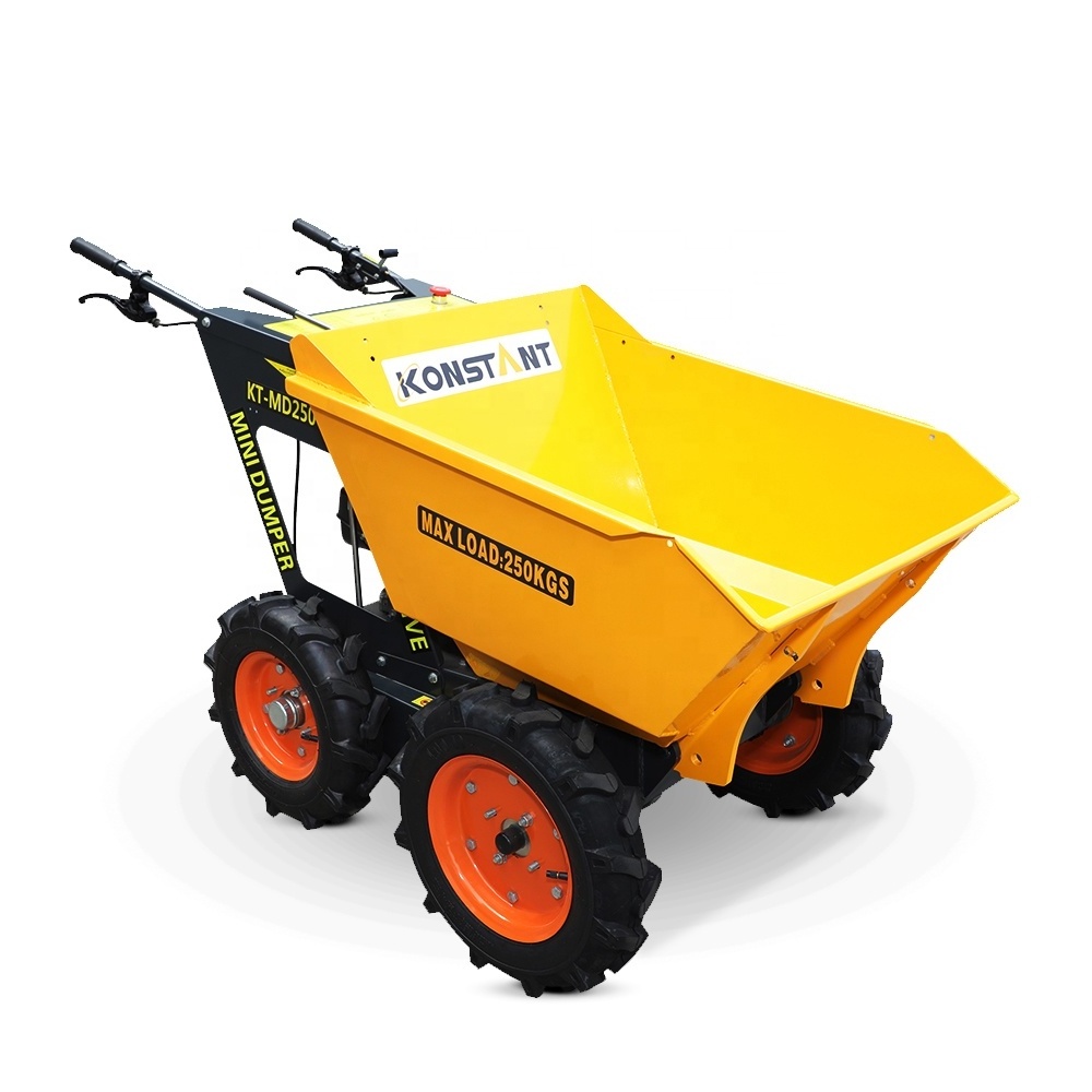 Payload 250kg Engine Powered Wheelbarrow CE Approved Wheel Barrow