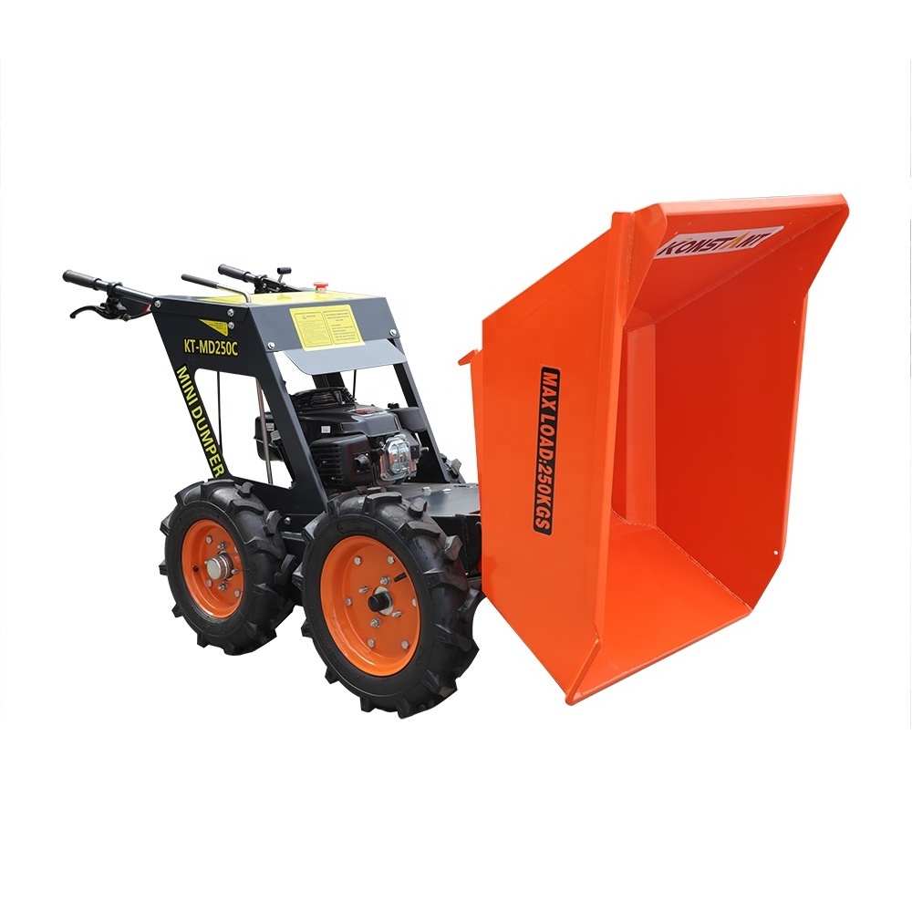 Hot Selling Mini Dumper Widely Used Power Wheelbarrow Easy Operation Mini loader KT-MD250C