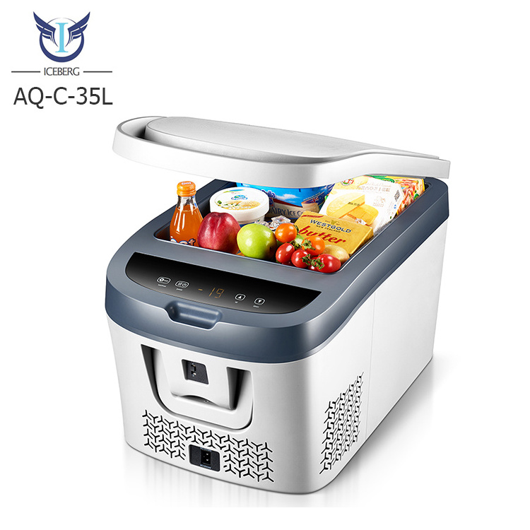 35L Refrigerator -20 Degrees Celsius Mini Compressor Fridge Temperature Control Freezer