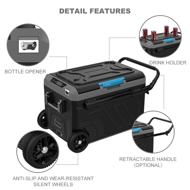 New 32L 40L car freezer dc 12v 24v cooler compressor camping outdoor fridge car portable fridge MINI CAR FREEZER