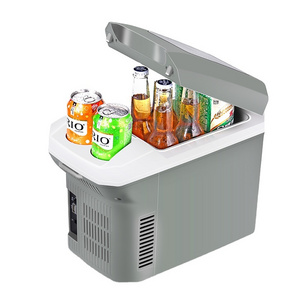 8LPortable Mini Refrigerator Electric Summer Drink Cooler Kettle Drink Instant Cooling Cup Car Vehicle Heating Cooler Freezer