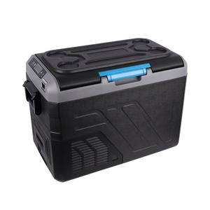 Popular 32L portable car fridge freezer below zero compressor electric cool box refriger dc