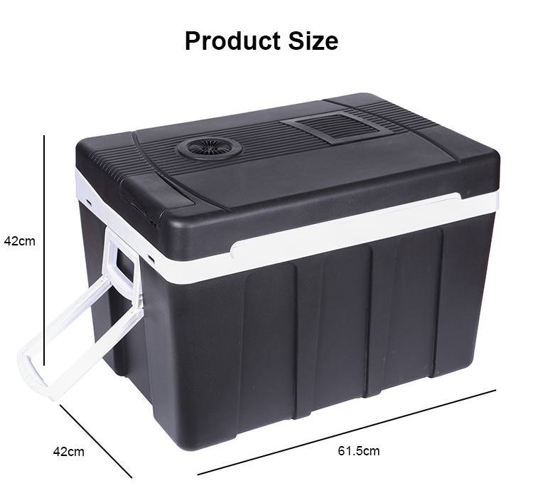 Factory hot sale Camping Plastic OEM Ice Chest Cooler Box with Wheels 60L 50L Hard Cooler for Portable Picnic