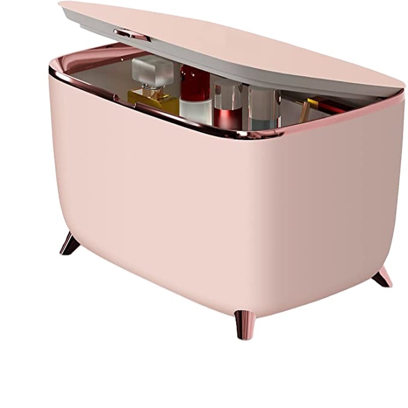 9L cosmetic Horizontal fashion beauty fridge  for home small power  mini refrigerator for skincares