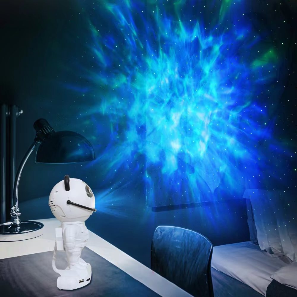 Astronaut bear Star Projector Night Light Space Projector Starry Projection Lamp with Timer Remote and 360 direction