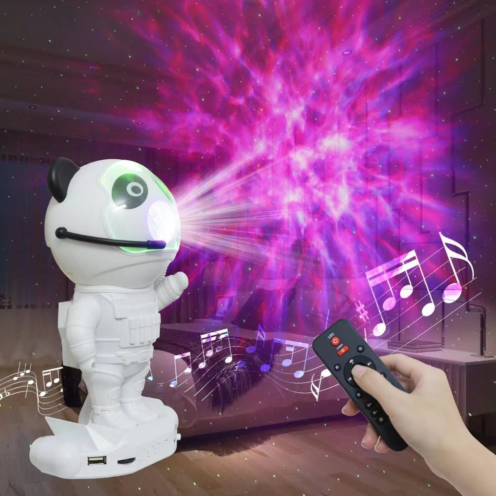 Astronaut bear Star Projector Night Light Space Projector Starry Projection Lamp with Timer Remote and 360 direction