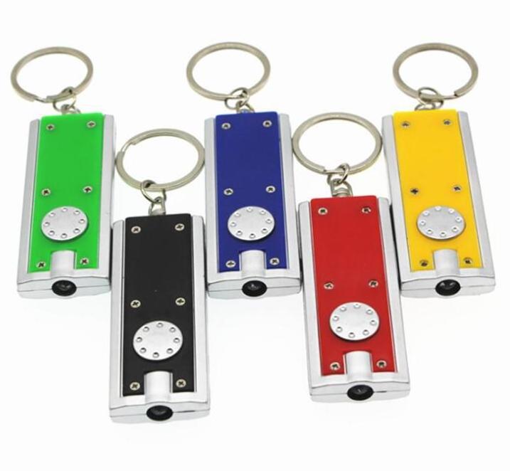 Promotional led keychain light With full colour Logo/flashlight keychain /Custom led light keychain