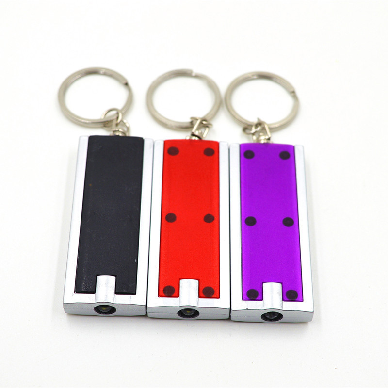 Promotional led keychain light With full colour Logo/flashlight keychain /Custom led light keychain