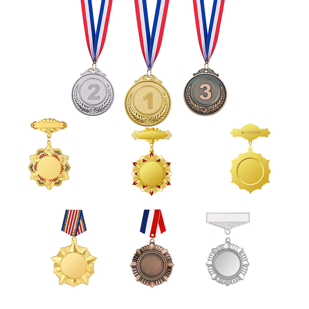 3d medallas football badminton sports running marathon award blank medal and trophies custom logo medals sport custom medal pin