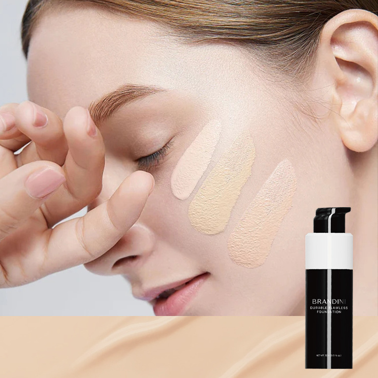 Waterproof Matte Custom Makeup Foundation Private Label Wholesale Vegan Liquid Foundation