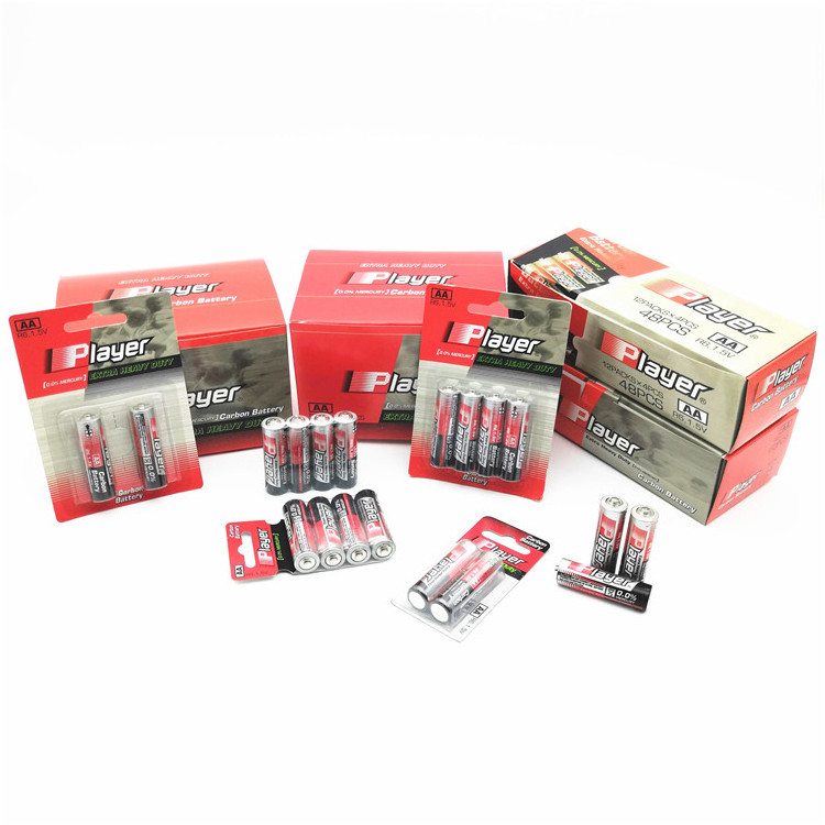 excellent quality wholehouse  dry cell  pack  r6 aa battery  for Flashlights