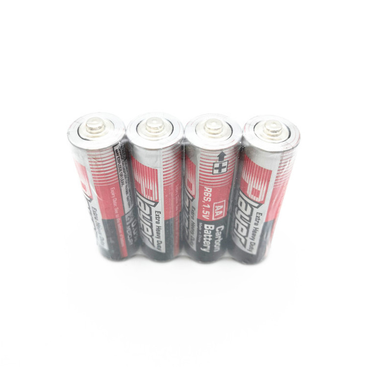 AA Batteries Shrink Pack double A heavy duty battery (4 Count)