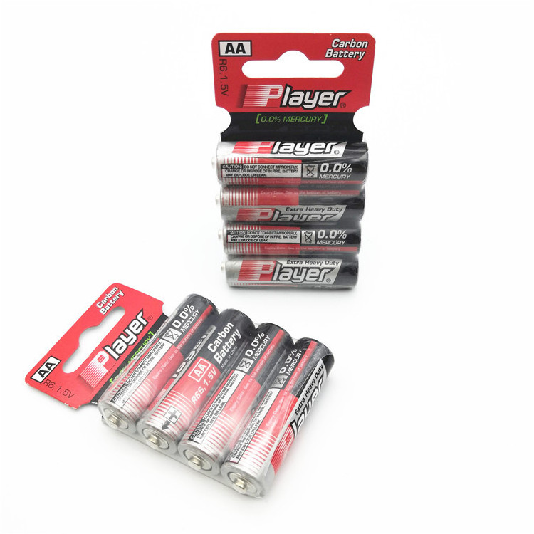 excellent quality wholehouse  dry cell  pack  r6 aa battery  for Flashlights