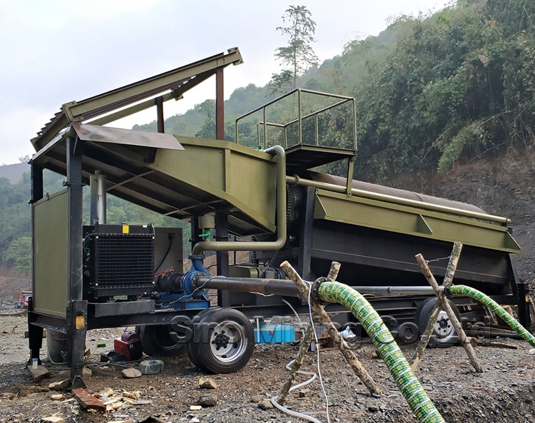 Small Gold Washing Machine Sluice Box For Sale Gold Washing Machine For Small Scale Mining Rubber