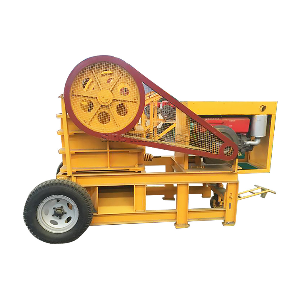 Factory Price PE/PEX 150*250 Mobile Jaw Crusher Machine Diesel Engine For Jaw Crusher