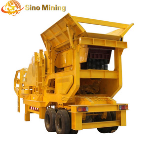 Output 200 tph Mobile rock stone Jaw Crushing Plant Price, Portable basalt stone crusher station, track mobile jaw crusher