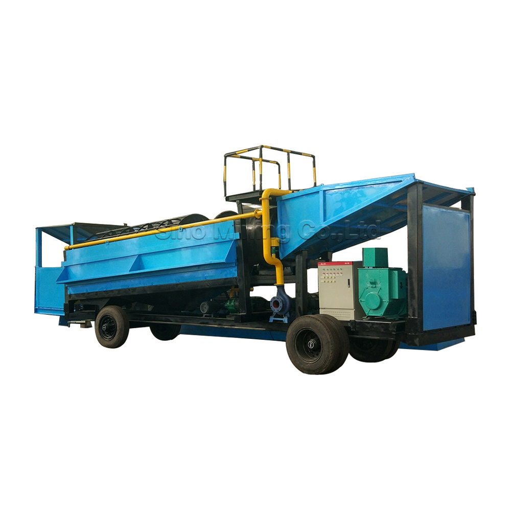 Whole-Life Service Drum Gold Wash Plant Gold Washing Machine And Crushing Small River Gold Washing Plant