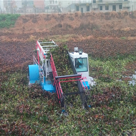 ISO9001 Factory Price Customized Automatic CE Certificate Reservoir Hydroelectric Station Pond Weed Cleaning Machine