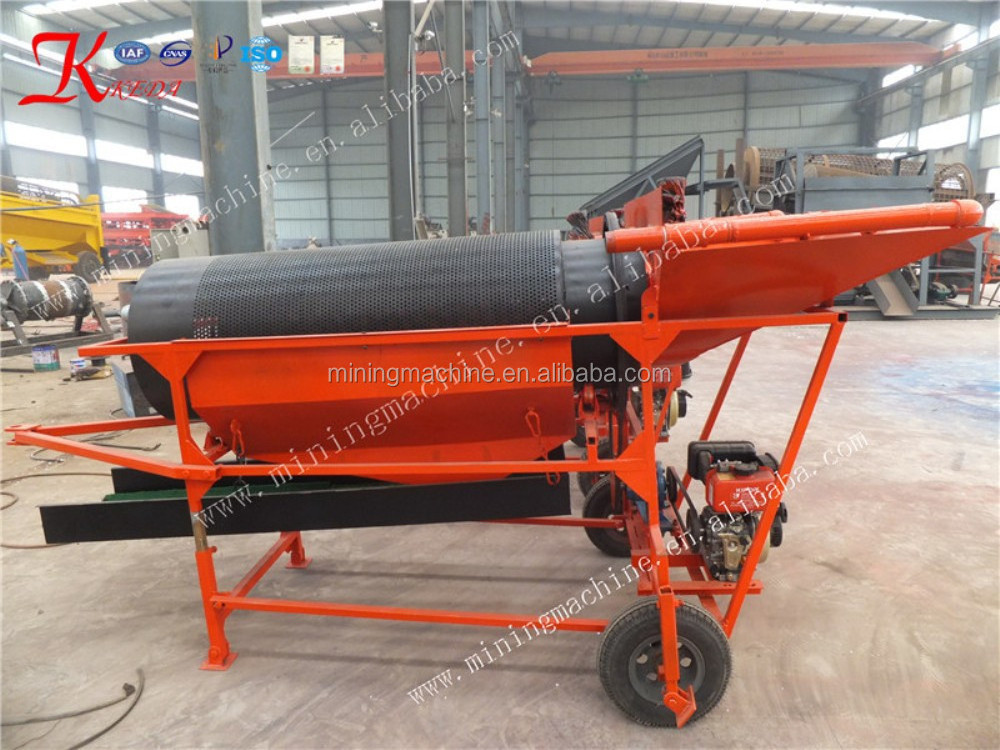 CHINA mini gold trommel for sale / small gold wash plant