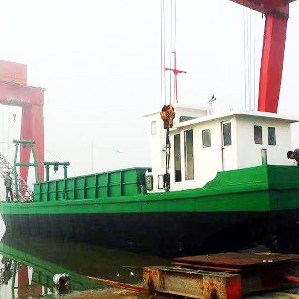 Keda Custom Small Pontoon Work Boat Floating Crane Barge For Sale