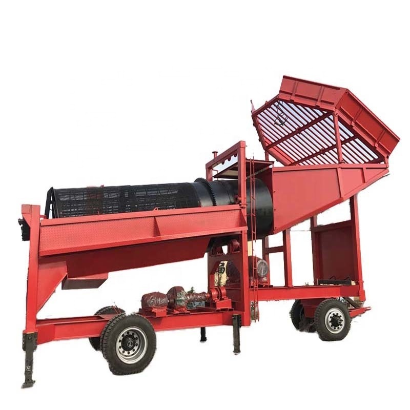 Keda Quality Small Scale Alluvial Gold Separation Machine Mining Trommel Screen Portable Mini Gold Wash Plant