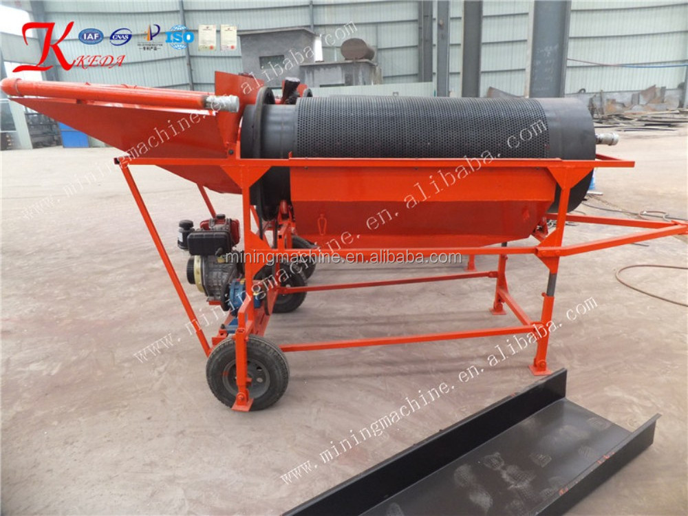 CHINA mini gold trommel for sale / small gold wash plant