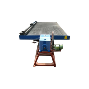 Placer Gold Mining Machine Concentrator Small Steel Trough Support Vibrating Table