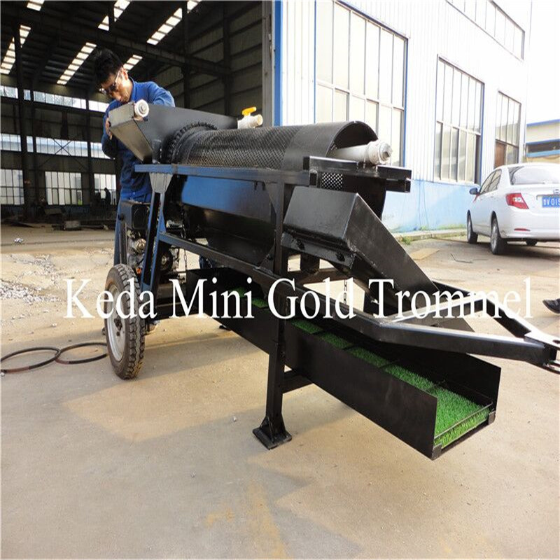 Best Selling High Capacity Small Scale Alluvial Gold Dust Wash Plant