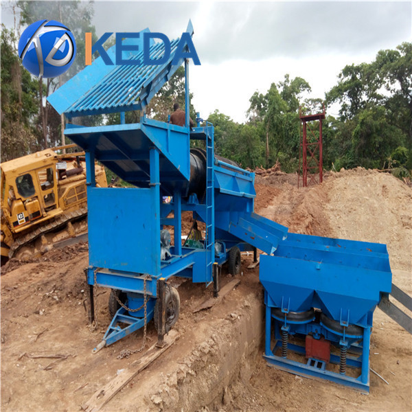 keda Mining separating equipment used gold trommel price for sale