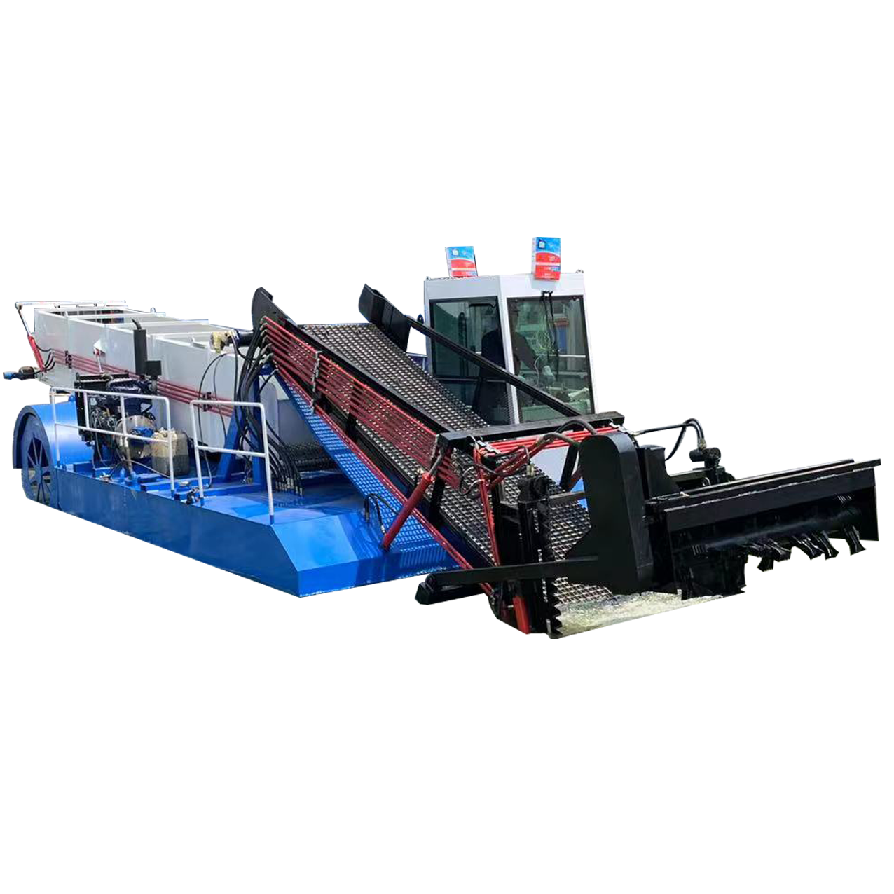 River And Lake Cleaning Boat Water Hyacinth Harvester Machine For Sale