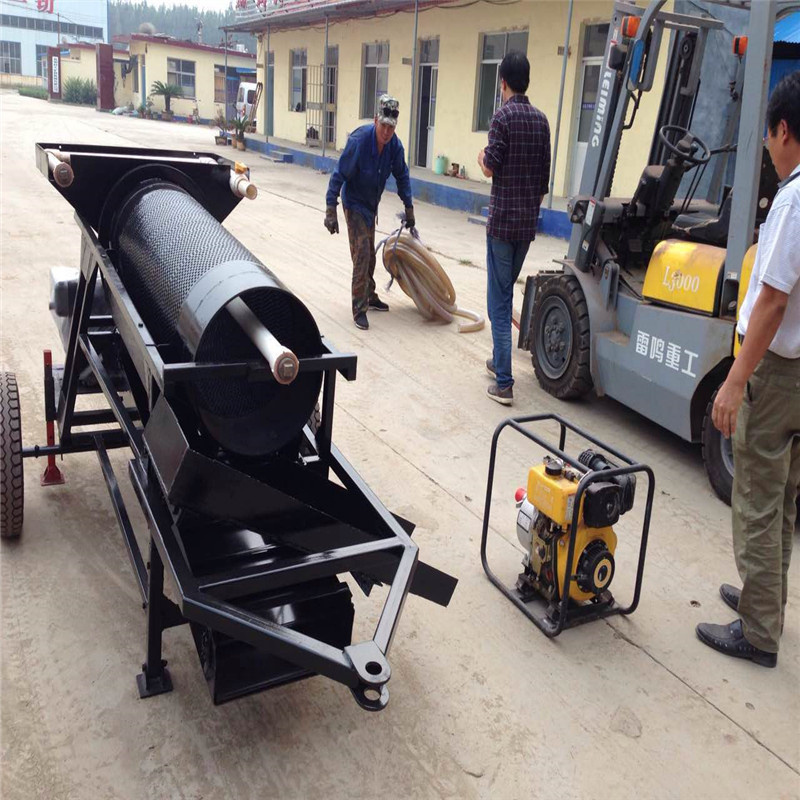 Best Selling High Capacity Small Scale Alluvial Gold Dust Wash Plant