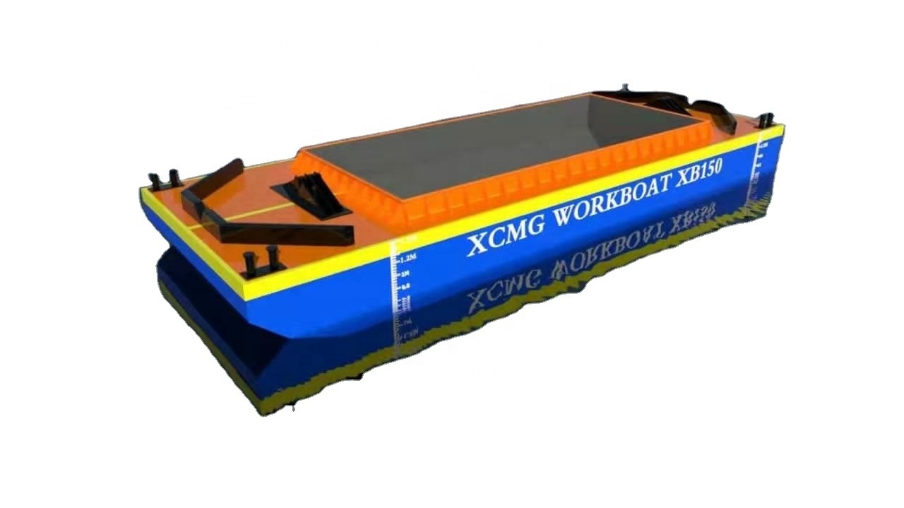 China Hot Selling Workboat Self Propelled River Floating Modular Pontoon Barge Boats For Sale