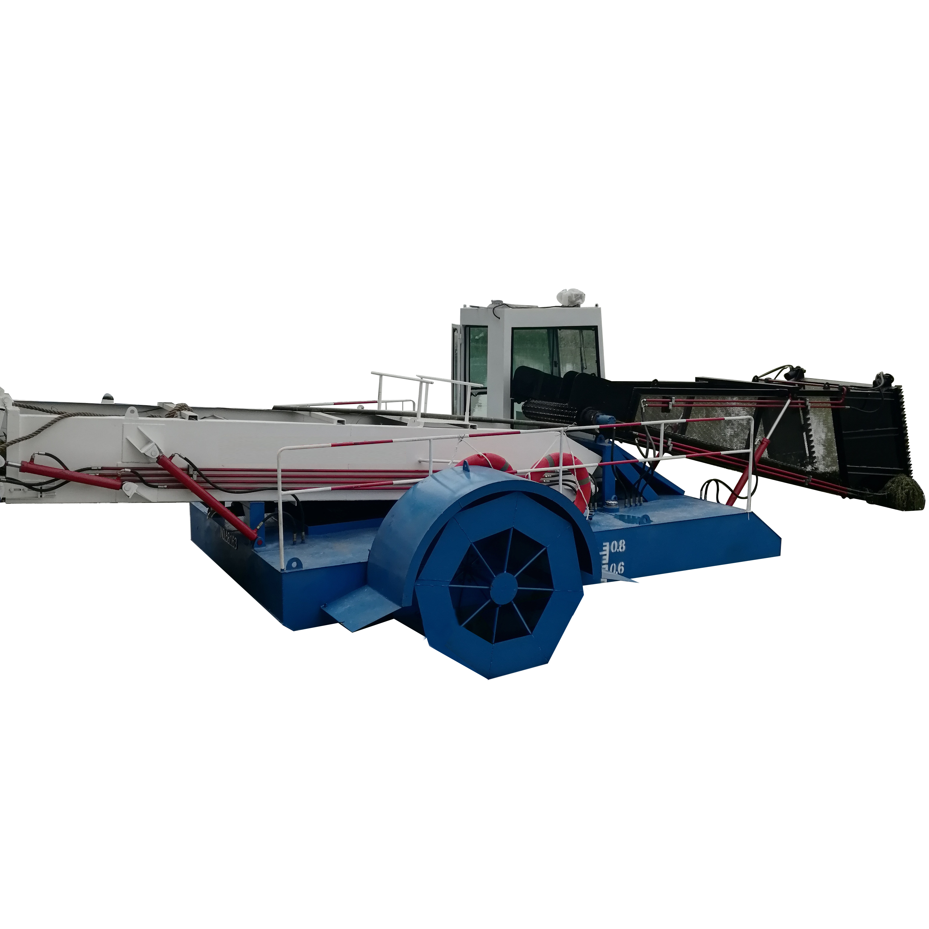 Keda aquatic harvester river and lake cleaning machine for sale Grass Harvester Combine Machinery