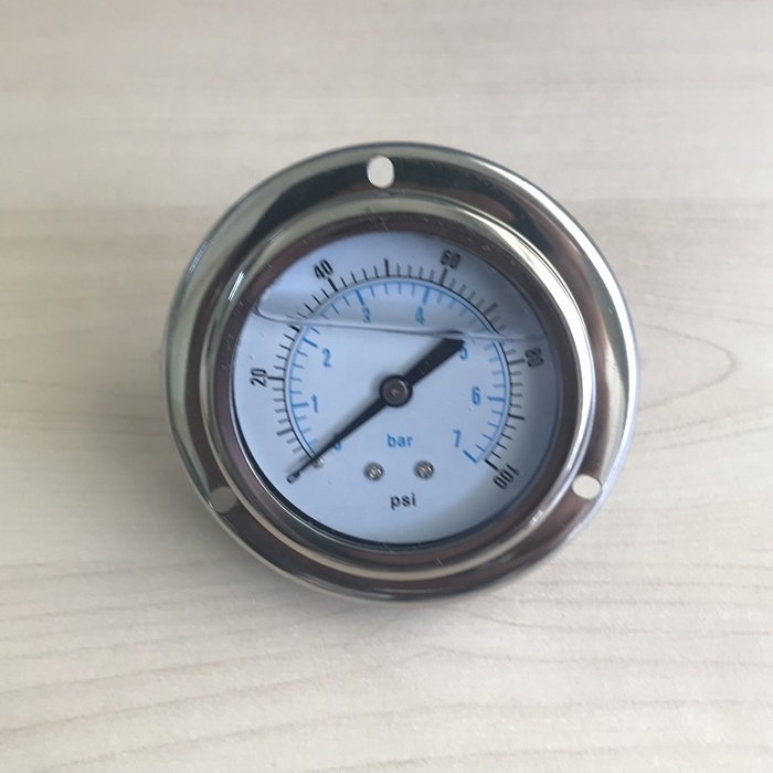 Factory price water pressure gauge digital / lpg gas pressure gauge with glycerin filled