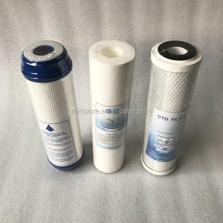 Manufacturer 5 MICRON pp udf cto water filter cartridge 10 inch for water filter