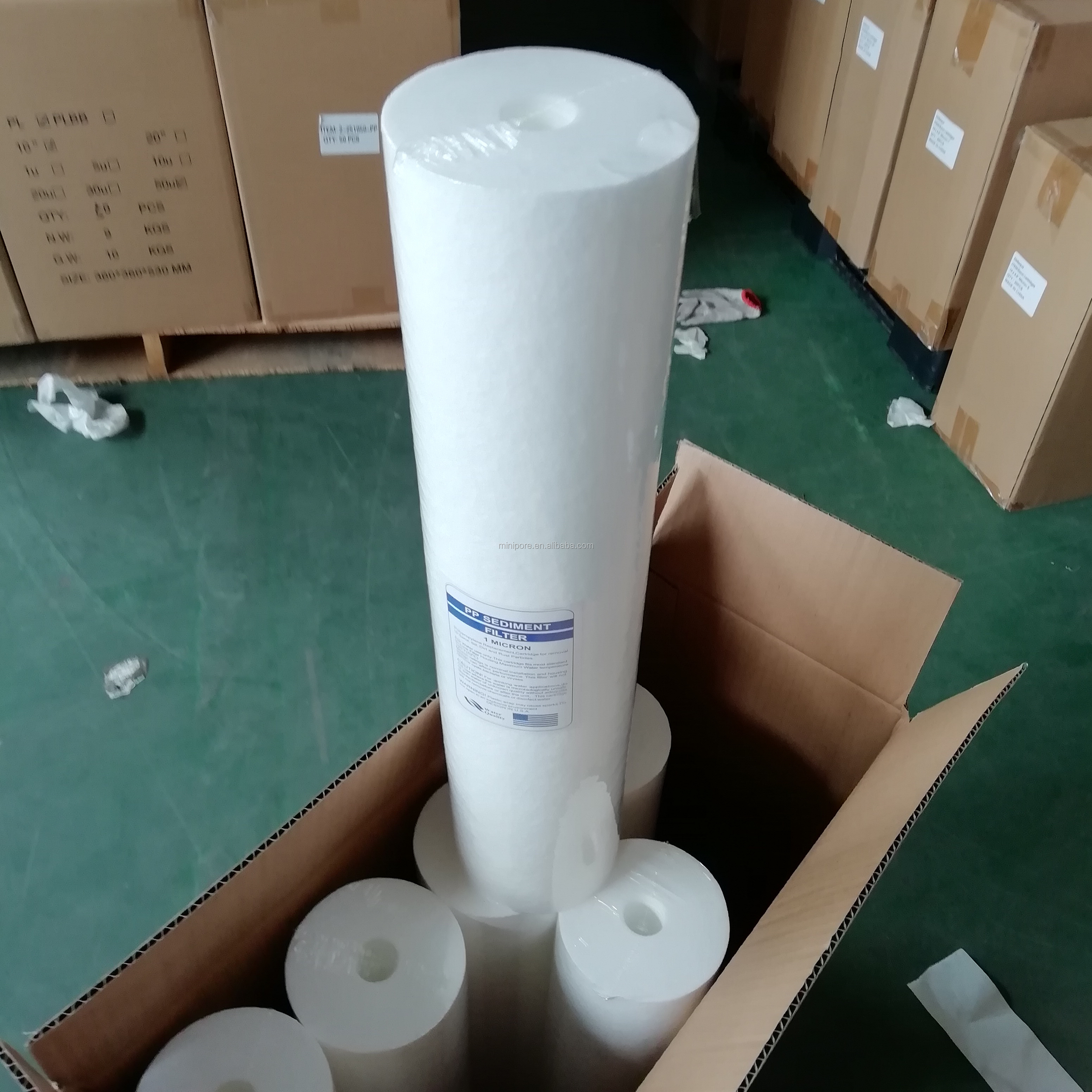 5 micron spun polypropylene pp filter cartridge for home water