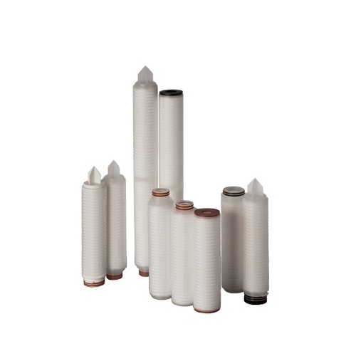 Factory price hydrophobic pp / nylon membrane filter cartridge 0.22 micron pleated water filter