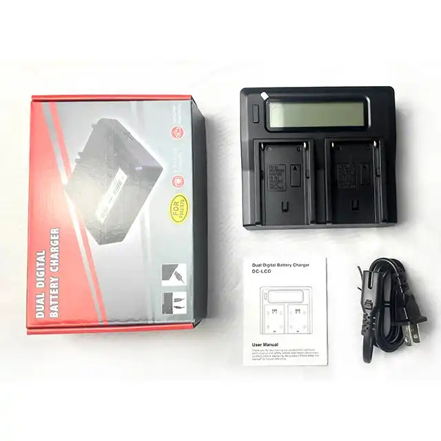 New Universal Sony Serie z Dual Digital Charger Battery Digital Battery Charger Dual for NP-f970