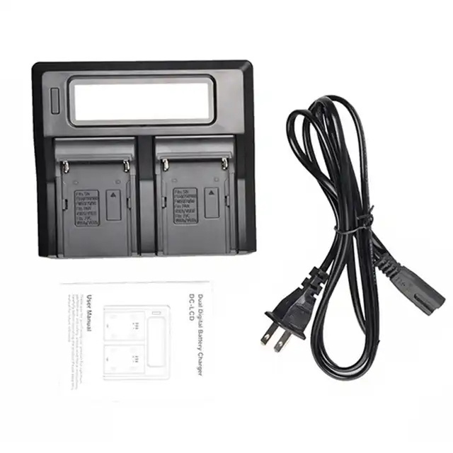 New Universal Sony Serie z Dual Digital Charger Battery Digital Battery Charger Dual for NP-f970