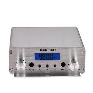 CZE-15A 2/15W FM Transmitter Stereo Broadcast Station for Drive-in Church Cinemas Long Range Transmitter