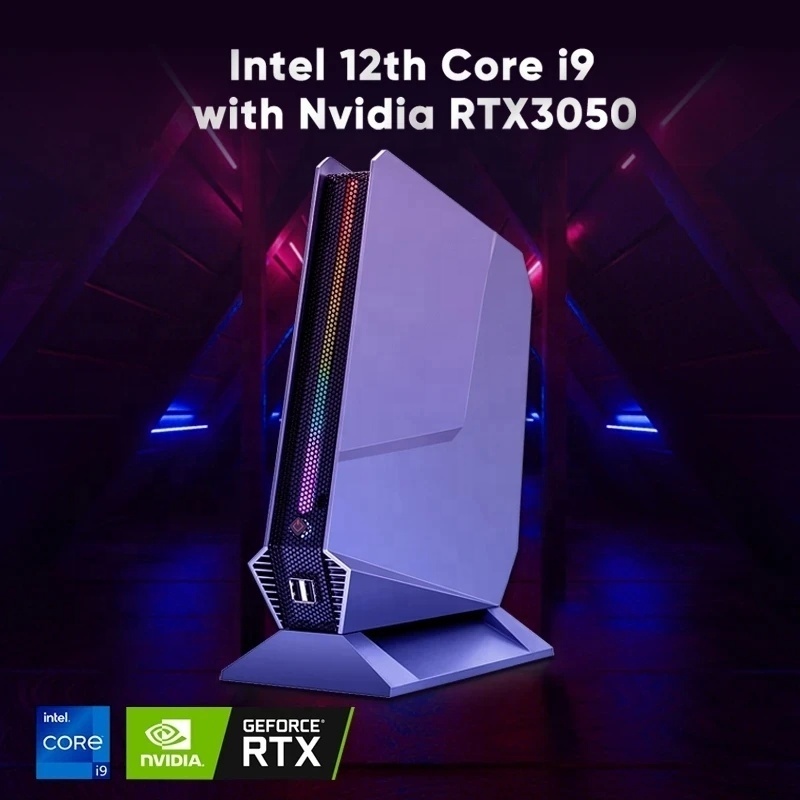 2023 mini gamer pc In tel Core i9 12900H i7 12700H With Nvi dia RTX3050 Gaming Desktop Computer PCIE 4.0 Wifi 6 BT5.0 Wins 11