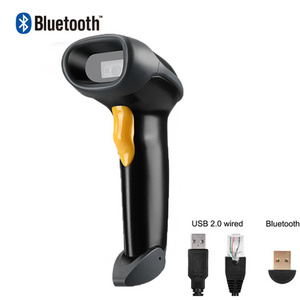 MJ2880 wireless Bluetooth  portable barcode scanner industrial touch barcode readers optional